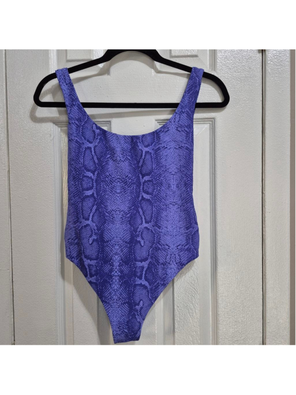 Women's Victoria's Secret Purple Snake Print One Piece Swimsuit S